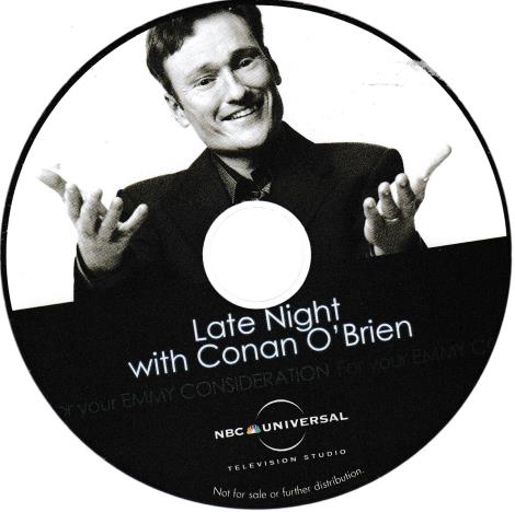 Late Night With Conan O'Brien: For Your Consideration 2 Episodes w/ No Artwork