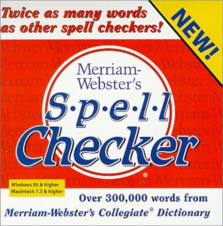 Merriam-Webster's Spell Checker