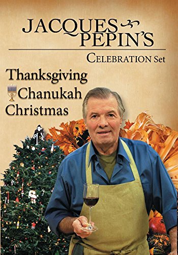 Jacques Pepin’s Celebration Set: Thanksgiving, Chanukah, Christmas 3-Disc Set