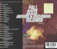 Word Choral Club: Anthem & Orchestra Releases Fall 2003 2-Disc Set