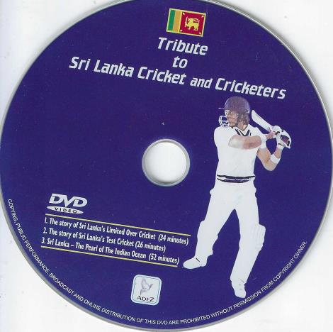 Tribute To Sri Lanka Cricket And Cricketers PAL w/ No Artwork