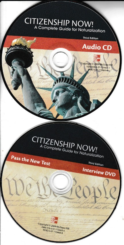 Citizenship Now! A Complete Guide For Naturalization Audio CD & Interview DVD Third