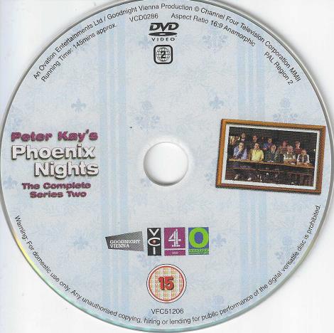 Phoenix Nights: The Complete Series Two PAL w/ No Artwork