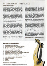 In Search Of The Harp Guitar: Its History, Players & Makers