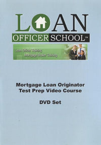 Loan Officer School: Mortgage Loan Originator Test Prep Video Course 3-Disc Set