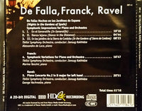 De Falla, Franck, Ravel: Nights In The Gardens Of Spain