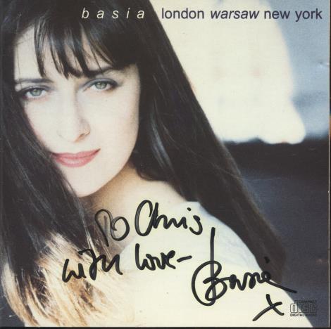 Basia: London Warsaw New York Signed – NeverDieMedia