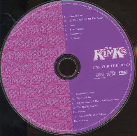 The Kinks: One For The Road w/ No Artwork