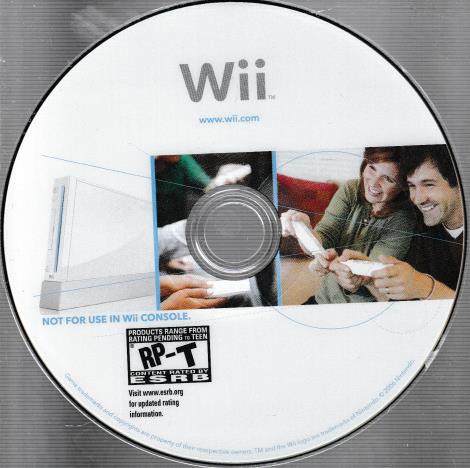 Nintendo Wii Promo w/ No Artwork