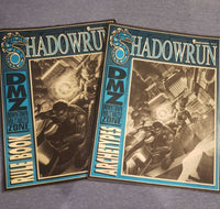 Shadowrun: DMZ Downtown Militarized Zone w/ 2 Rare Posters