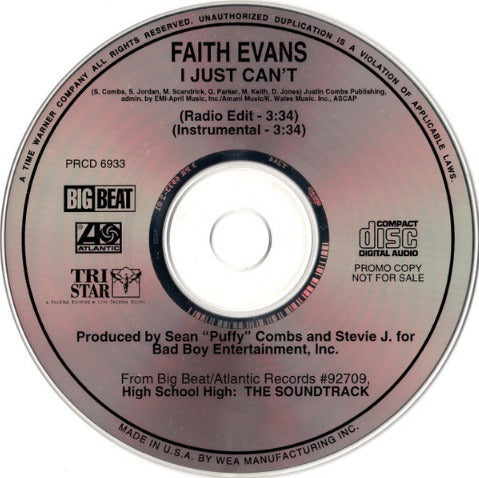 Faith Evans: I Just Can't Promo