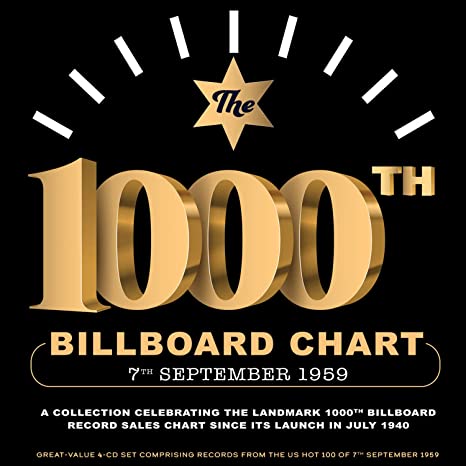 The 1000th Billboard Chart: 7th September 1959 4-Disc Set w/ Artwork