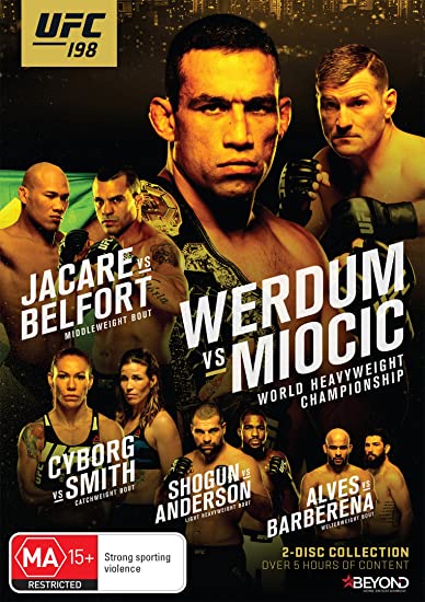 UFC 198: Jacare Vs Belfort & Werdum Vs Miocic 2-Disc Set