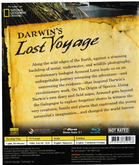 national geographic darwin's lost voyage