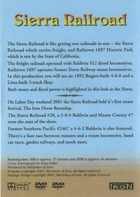 Sierra Railroad 2-Disc Set