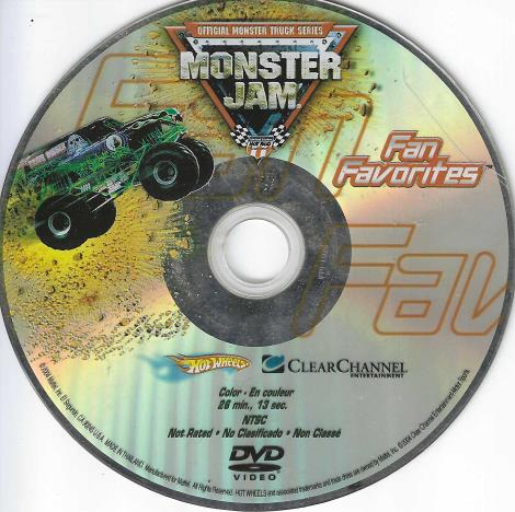 Monster Jam: Fan Favorites w/ No Artwork