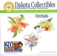 Dakota Collectibles Embroidery Design Collection: Orchids