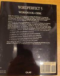 Wordperfect 5 Workbook And Disk