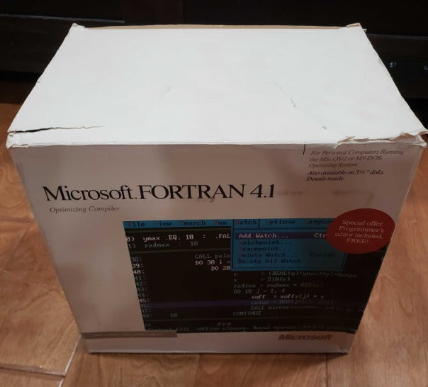 Microsoft Fortran 4.1 w/ Manual