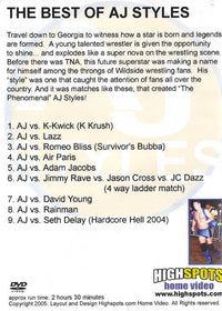 National Wrestling Alliance: Wildside: The Best Of Aj Styles 2000-2003