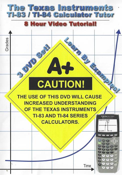 The Texas Instruments TI-83/TI-84 Calculator Tutor 3-Disc Set