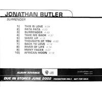 Jonathan Butler: Surrender Promo