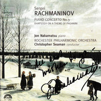 Sergei Rachmaninov: Piano Concerto No.3: Rhapsody On A Theme Of Paganini w/ Jon Nakamatsu Autographed Artwork