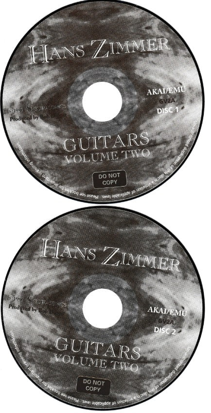 Hans Zimmer: Guitars Volume Two 2-Disc Set w/ No Artwork