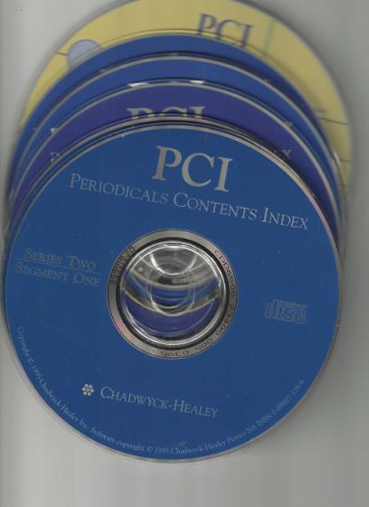 PCI: Periodicals Contents Index Series Two 6-Disc Set