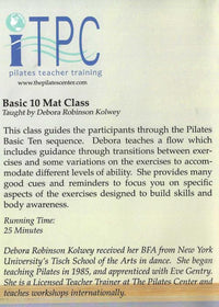 The Pilates Center: Basic 10 Mat Class