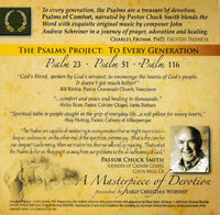 The Psalms Of Comfort Sampler Promo w/ Artwork