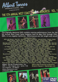 The 5th Annual West Coast Salsa Congress 2003 Volume 1