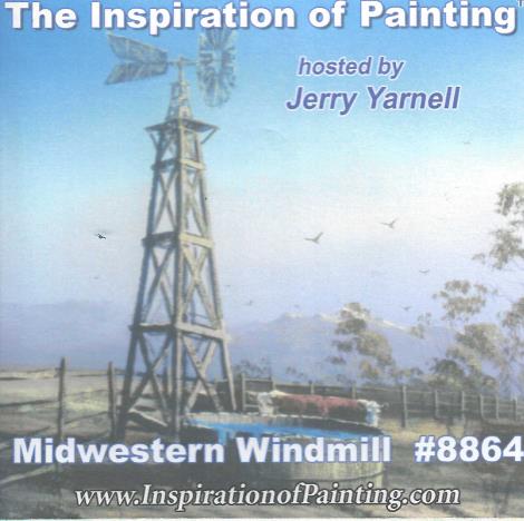 The Inspiration Of Painting: Midwestern Windmill #8864