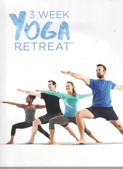 3 Week Yoga Retreat 4-Disc Set w/ Booklet