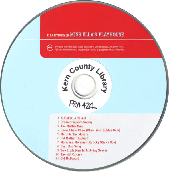 Ella Fitzgerald: Miss Ella's Playhouse w/ No Artwork