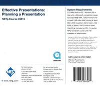 Business And Professional Development: Effective Presentations: Planning A Presentation #45015