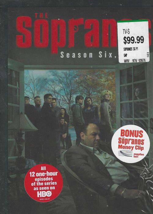 The Sopranos: Season Six Part I w/ Bonus Money Clip