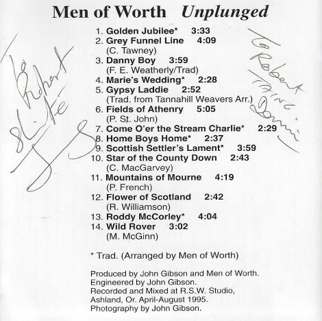 Men Of Worth: Unplunged Signed – NeverDieMedia