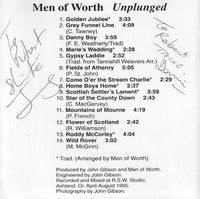 Men Of Worth: Unplunged Signed