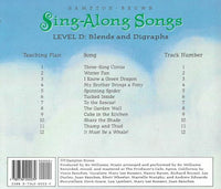 Sing-Along Songs: Blends And Digraphs Level D