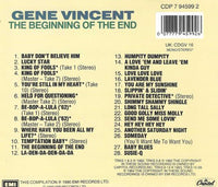 Gene Vincent: The Beginning Of The End w/ Back Artwork