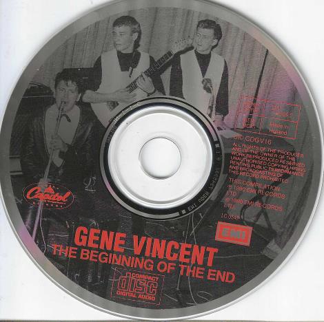 Gene Vincent: The Beginning Of The End w/ Back Artwork