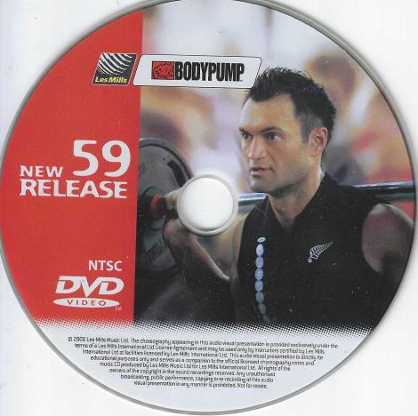 Les Mills Body Pump Release 59 w/ No Artwork