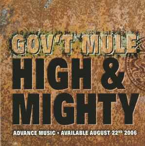 Gov't Mule: High & Mighty Advance Promo