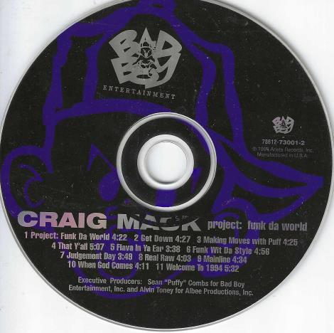 Craig Mack: Project: Funk Da World w/ No Artwork