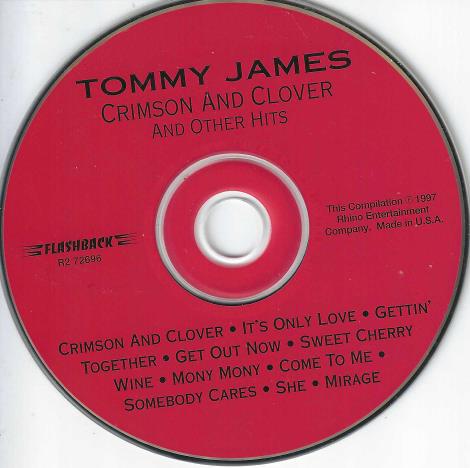 Tommy James: Crimson And Clover And Other Hits w/ No Artwork