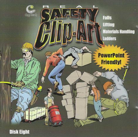 Real Safety Clip-Art: Slips, Lifting, Materials Handling, Ladders Vol. 8