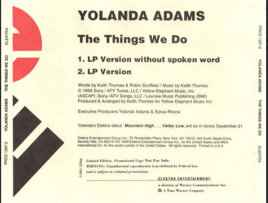 Yolanda Adams: The Things We Do Promo