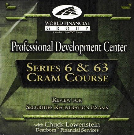 Professional Development Center: Series 6 & 3 Cram Course: Review For Securities Registration Exams 2-Disc Set