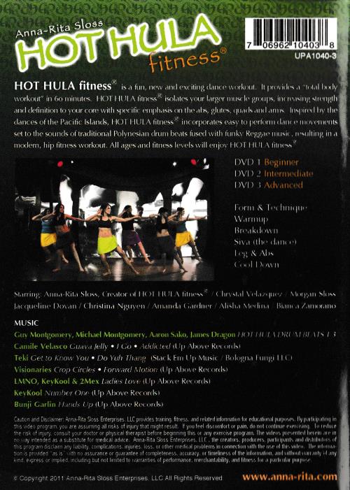 Anna Rita Sloss Hot Hula Fitness 3 Disc Set NeverDieMedia